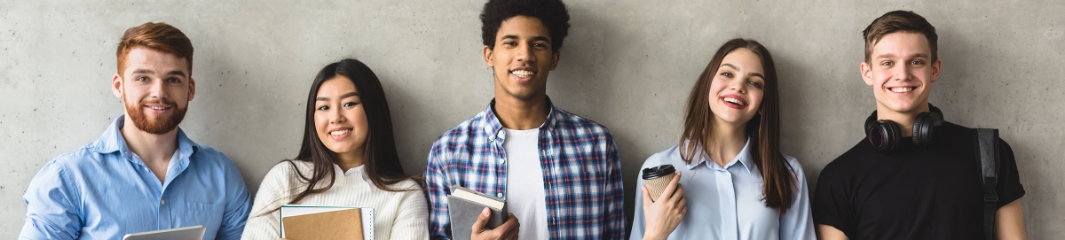 Group of high schoolers smiling