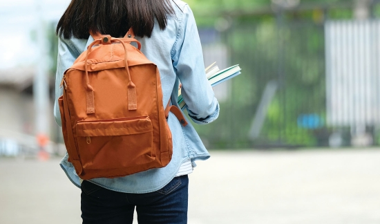 Female high school student